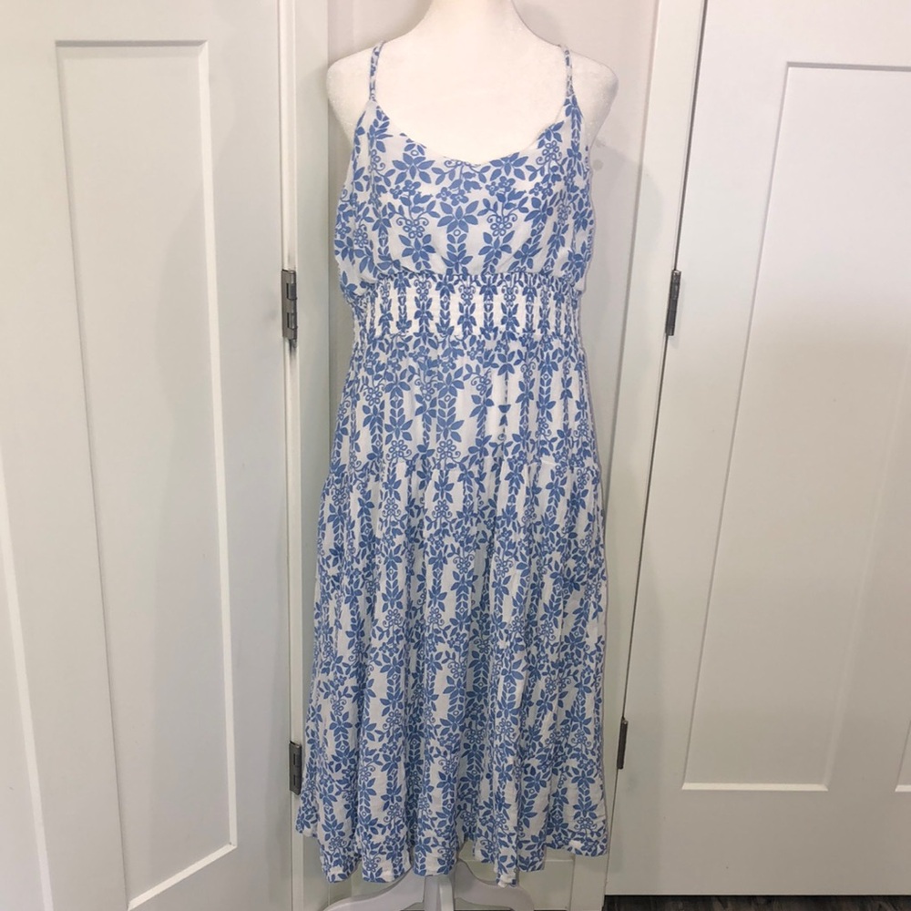Baltic Born Blue and White Maxi Dress